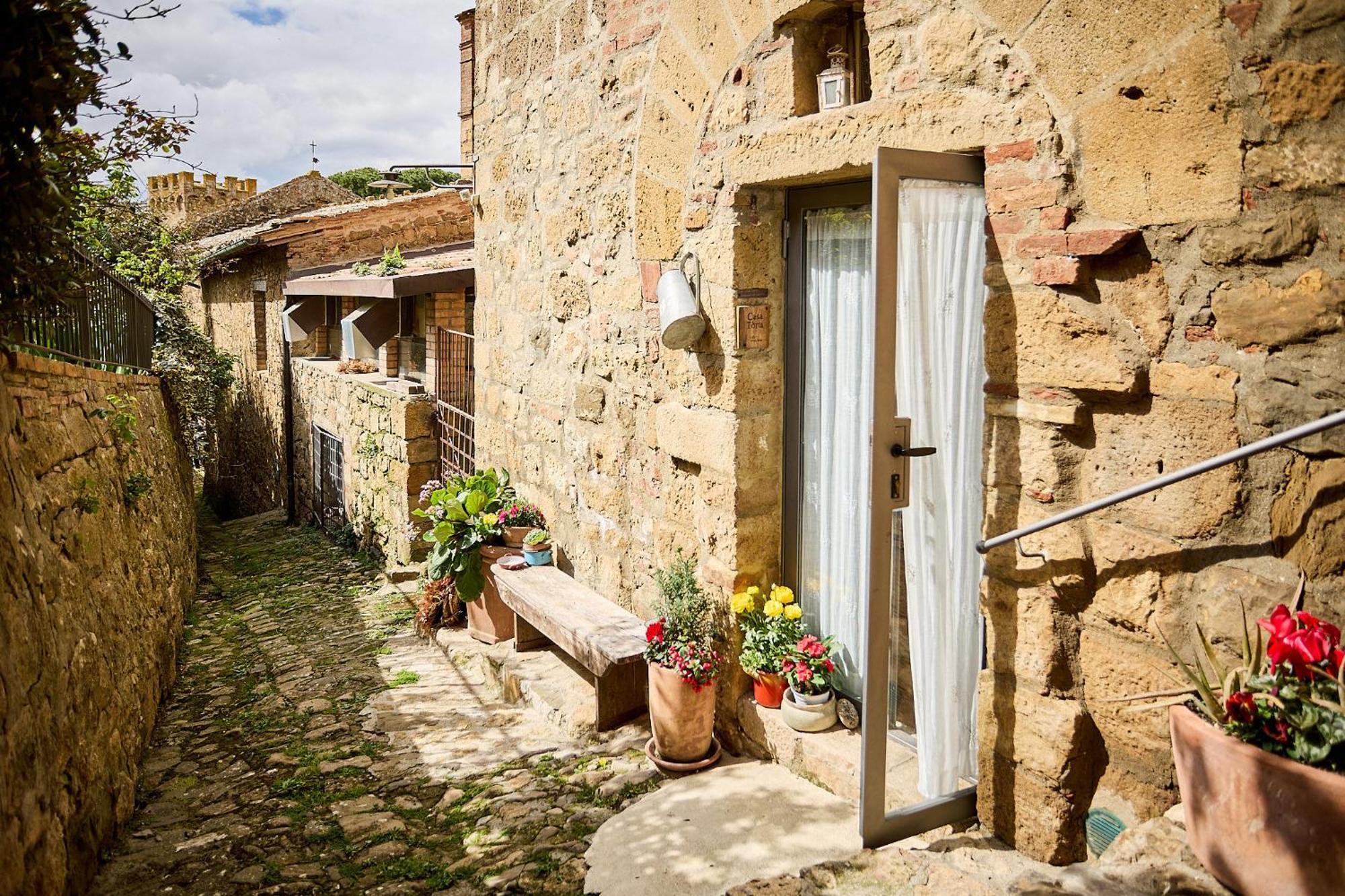 Casa Torta Hotel Monticchiello Luaran gambar