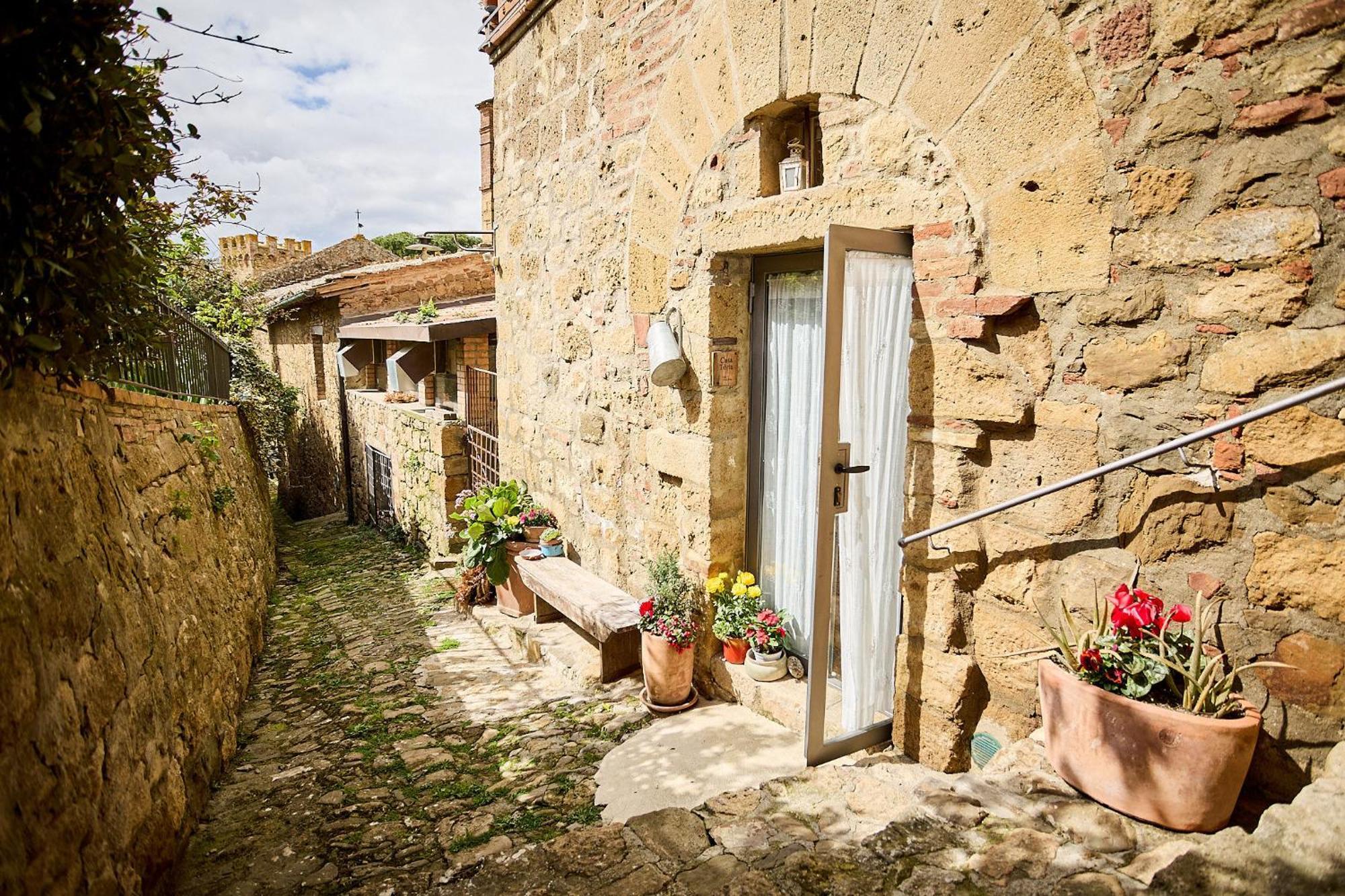 Casa Torta Hotel Monticchiello Luaran gambar