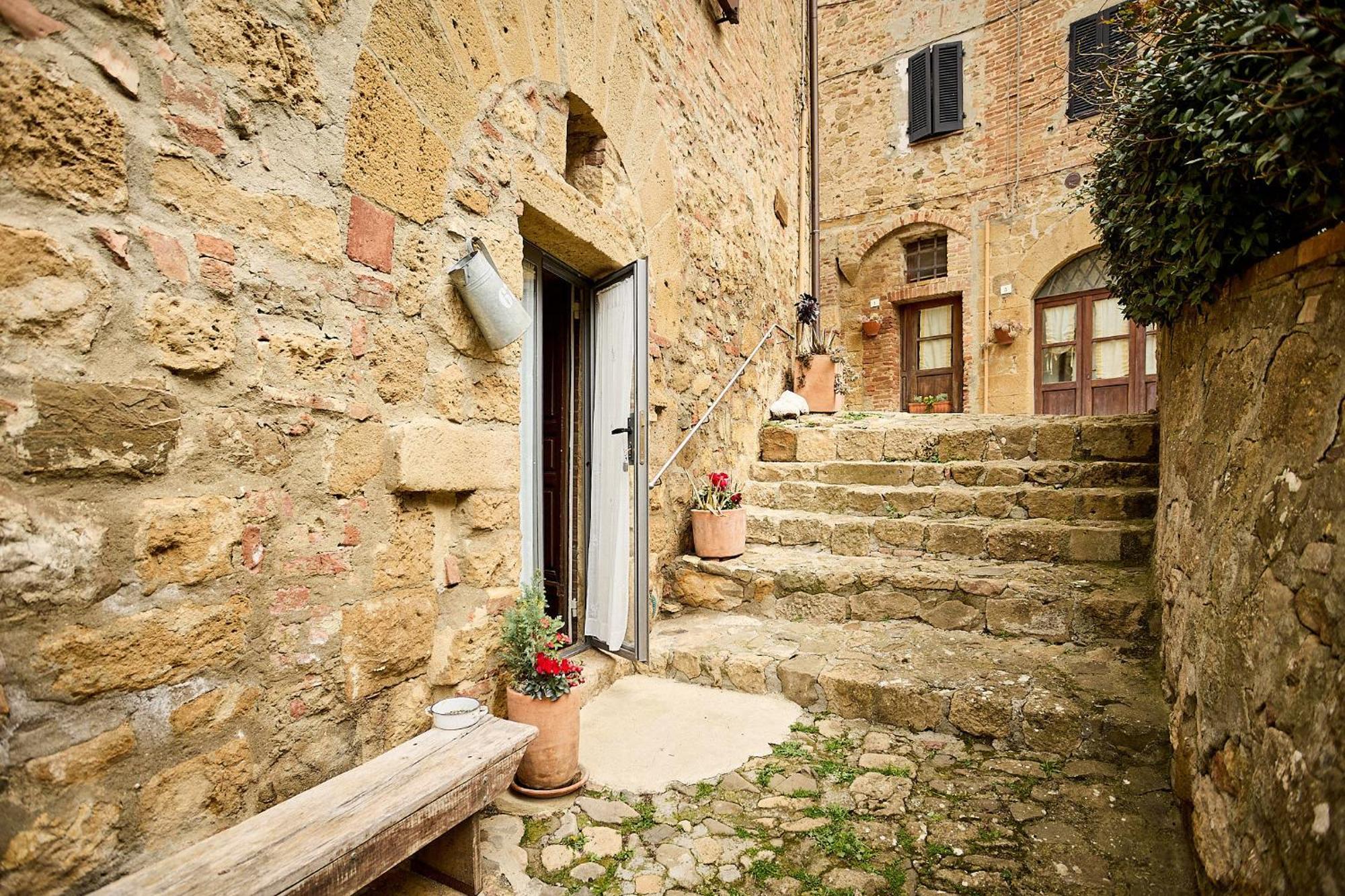 Casa Torta Hotel Monticchiello Luaran gambar