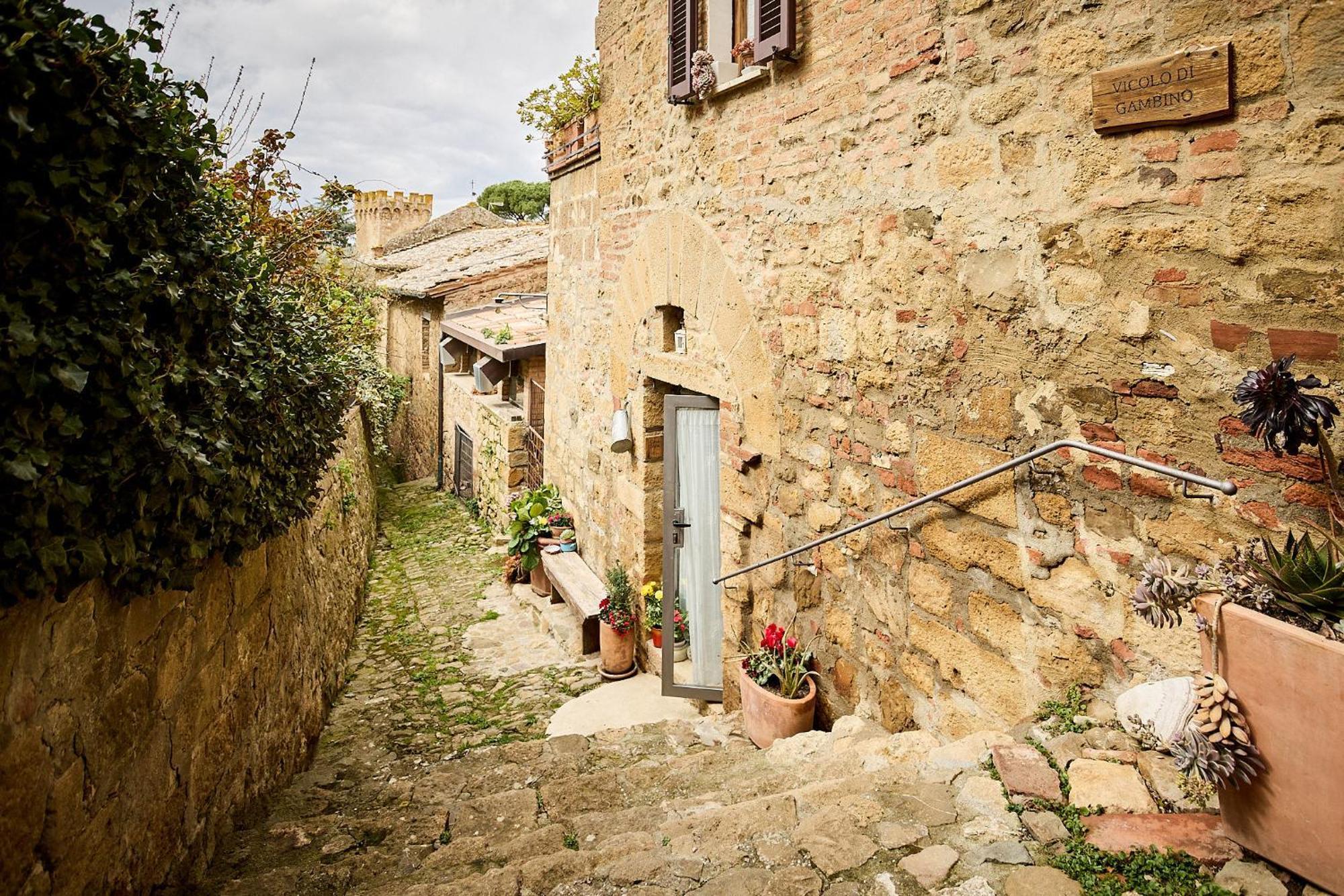 Casa Torta Hotel Monticchiello Luaran gambar